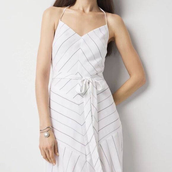 WHBM Tie-Waist Halter Dress - Picture 3 of 5